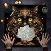 Luxurious Velvets Tarots Cloth Soft Velvets Divination Mats Mystical Symbols Enhances Spiritual Practice