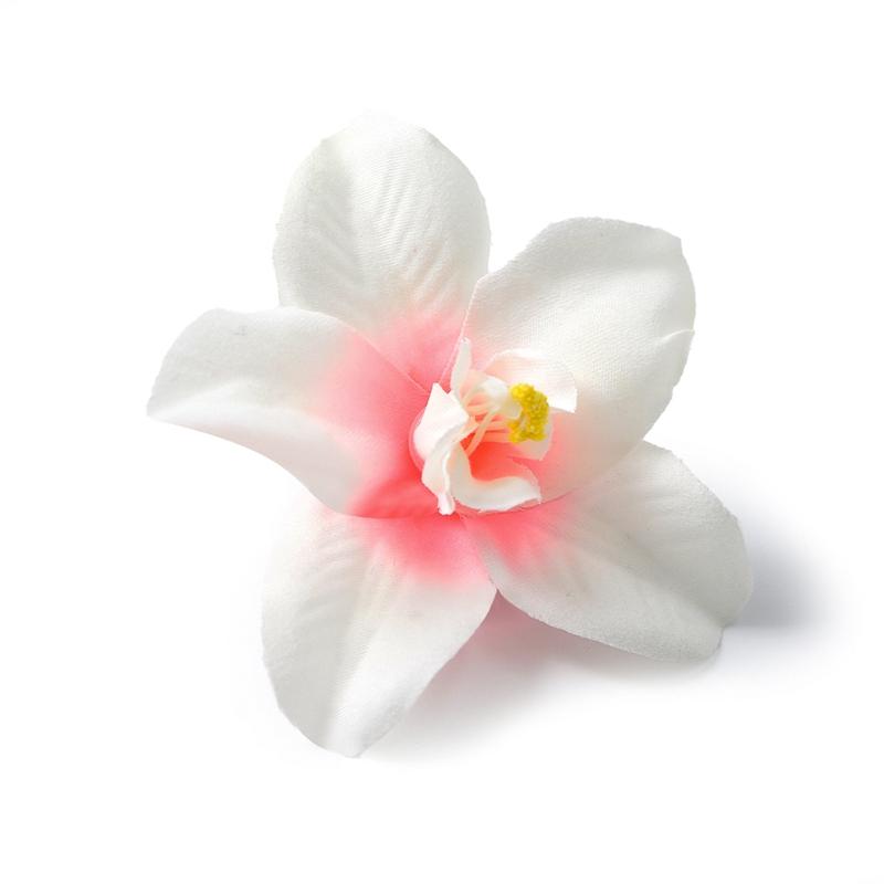 5/10/20Pcs 8cm Artificial Flowers Head Silk Orchid Flowers for DIY Wedding Party Craft Home Decoration Wreath Accessories