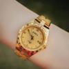 New Women's Watch Gold Watch Vintage Watch Calendar Watch Carved Pattern Gift for Girlfriend Luxury Watch