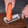 2026 NEW Stainless Steel Double-sided Grater Multifunctional Cheese Grater Potato Loofah Grater Kitchen Gadget Non-slip Handle