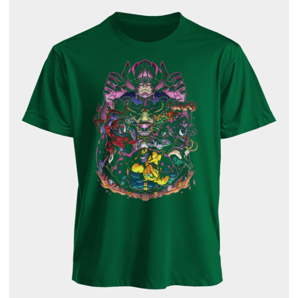 Men's and Women's T-shirts Thanos Galactus Summer American Spring and Autumn New Oversized Harajuku Fashion Short Sleeves