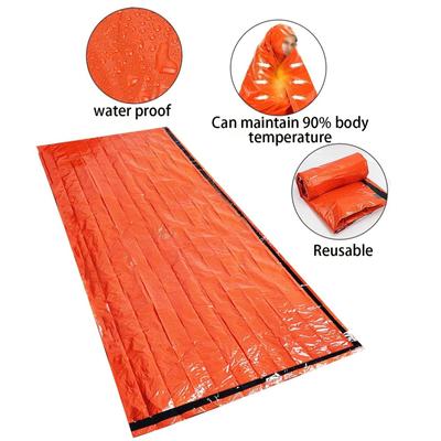 Emergency Insulated Sleeping Bag, Single Person Extended Camping Survival First Aid Blanket, Waterproof And Windproof Outdoor Portable Equipment