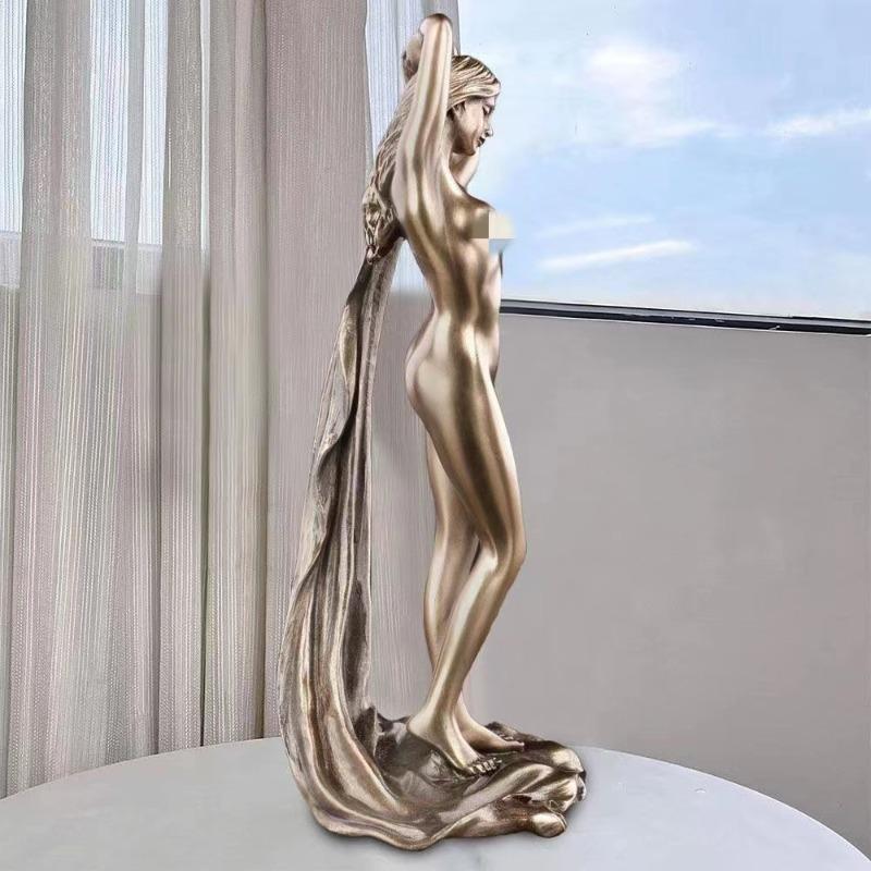 Creative Resin Goddess Home Decorations for The Living Room Tabletop Resin Artworks, Sculptures, Decorative Pieces, and Small Gifts.