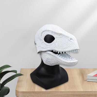 Máscara de dinossauro, chapéu, cosplay, fantasias de Halloween, cabeça de animal fofa, látex engraçado para fantasia