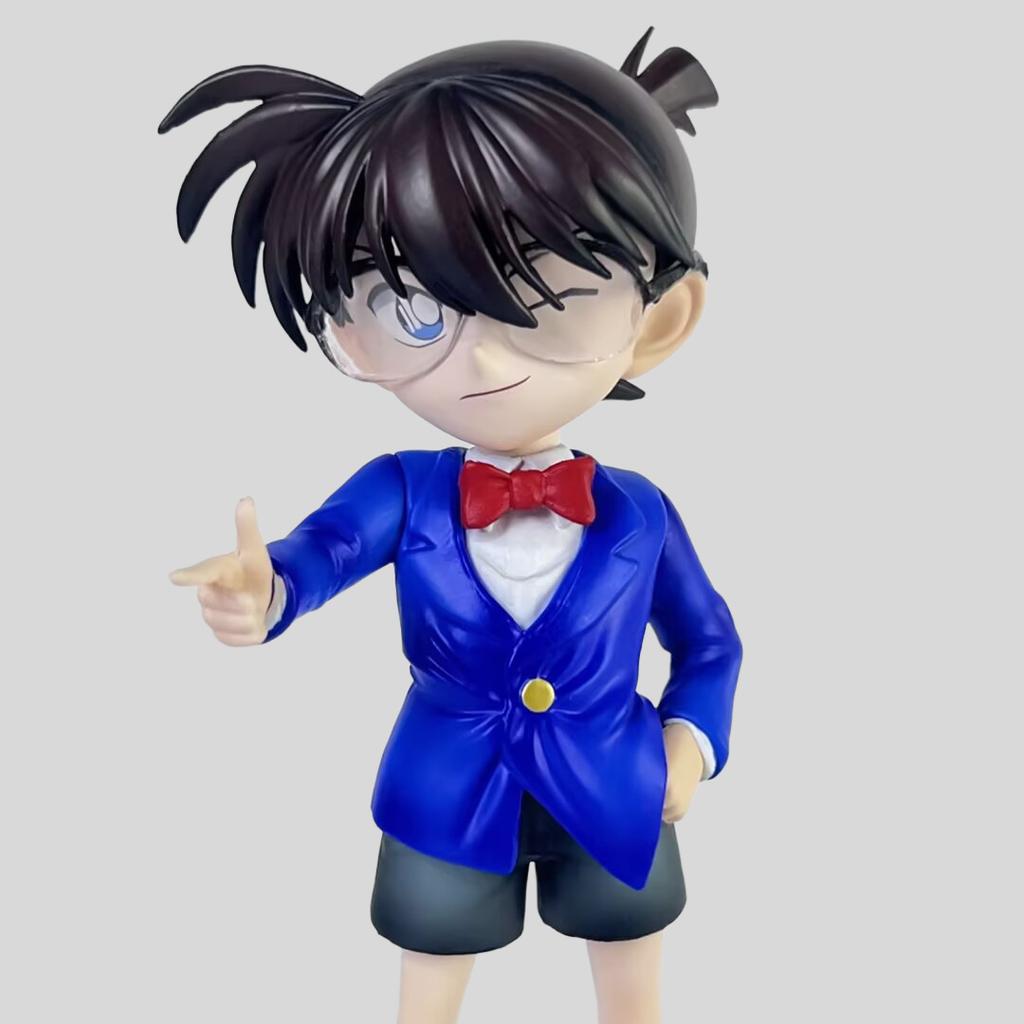 Conan GK Kid School Uniform Conan Figurine Decorative Item, Detective Boys Conan Ai Haibara Anime Figurine Model