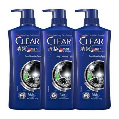Clear Men Anti-Dandruff Deep Cleanse Shampoo 3-Pack