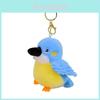 Plush Parrot Toy Keychain Pendant With Soft Short Pile For Kids Gift And Home Decor