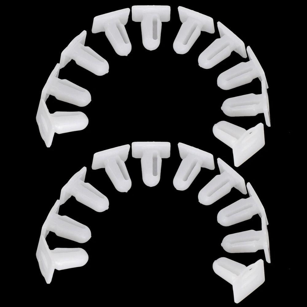 10Pcs Plastic Protective Trim Clamp Fasteners Car Door Sill Trim Strip Clips  Auto Accessories
