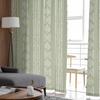Vintage Farmhouse Bohemian Texture Window Tulle Curtains for Living Room Bedroom Hotel Luxury Decoration Sheer Curtains