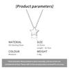 Yinshiqi S925 Sterling Silver Mini Star Pendant Necklace for Women