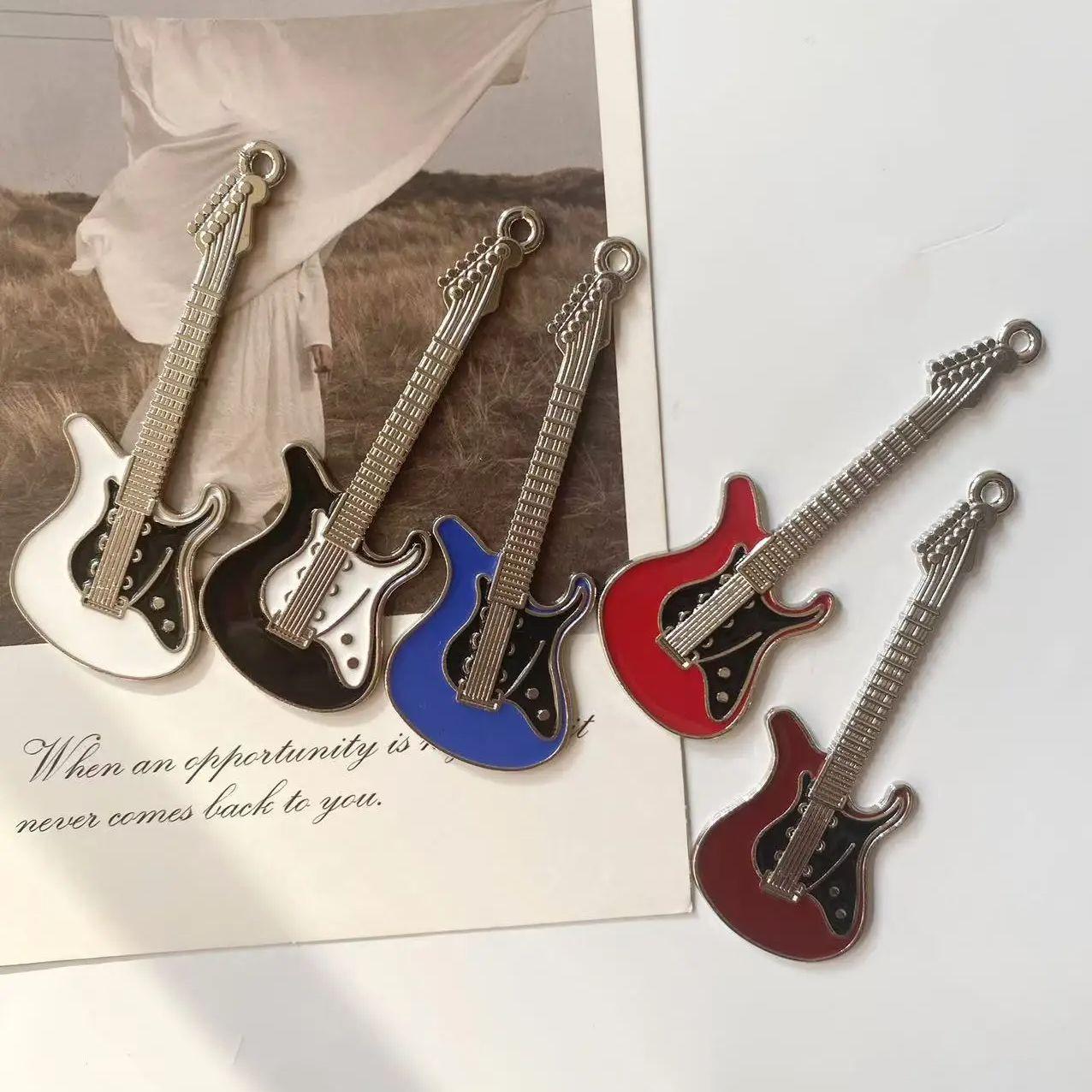 

5 шт. красочные мини-гитары холодильник наклейки домашний декор подарок милые магниты