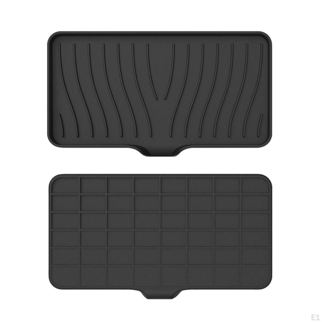 Kitchen Soap Tray, Sink Sponge Tray Holder Self Draining Silicone