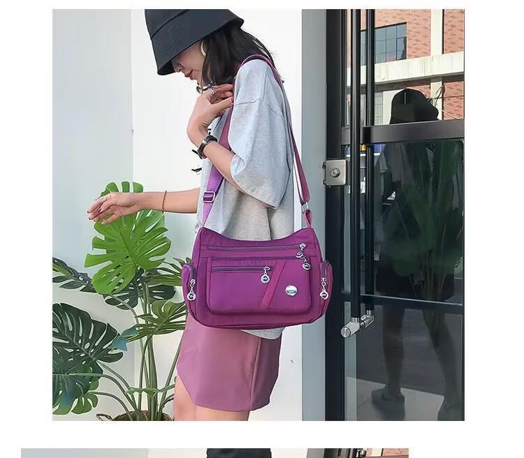 Damen Koreanischer Stil Mehrfachfach Umhängetasche - Modischer Kleiner Quadratischer Rucksack