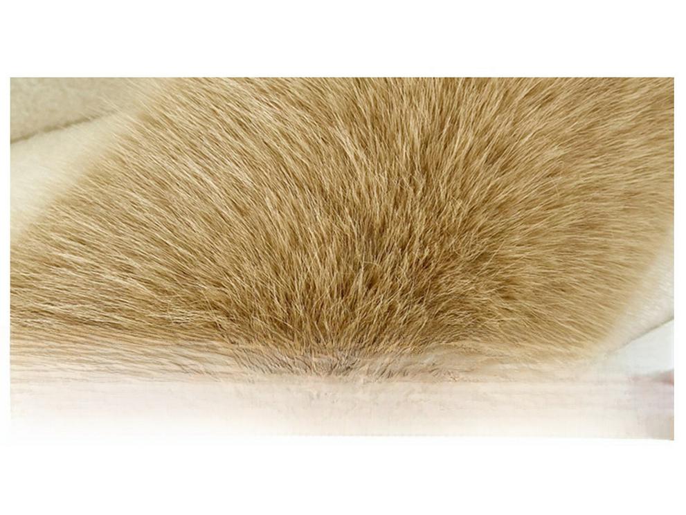 Women's Faux Fox Fur Hat with Hollow Top & Hair Accessories for Fall/Winter