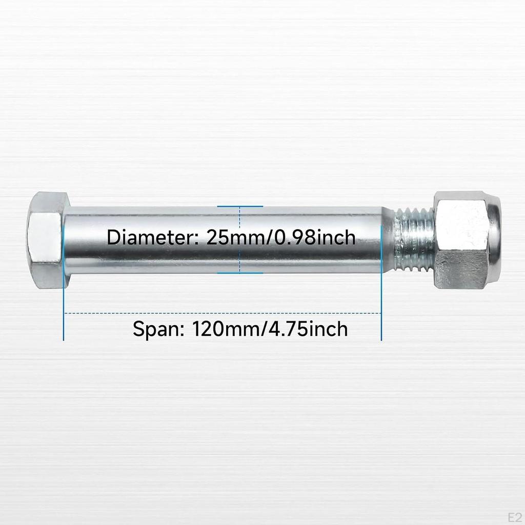 2Pcs Excavator Pins Rake Link Repair Parts Wear Resistant Practical Hydraulic Thumb Clamp