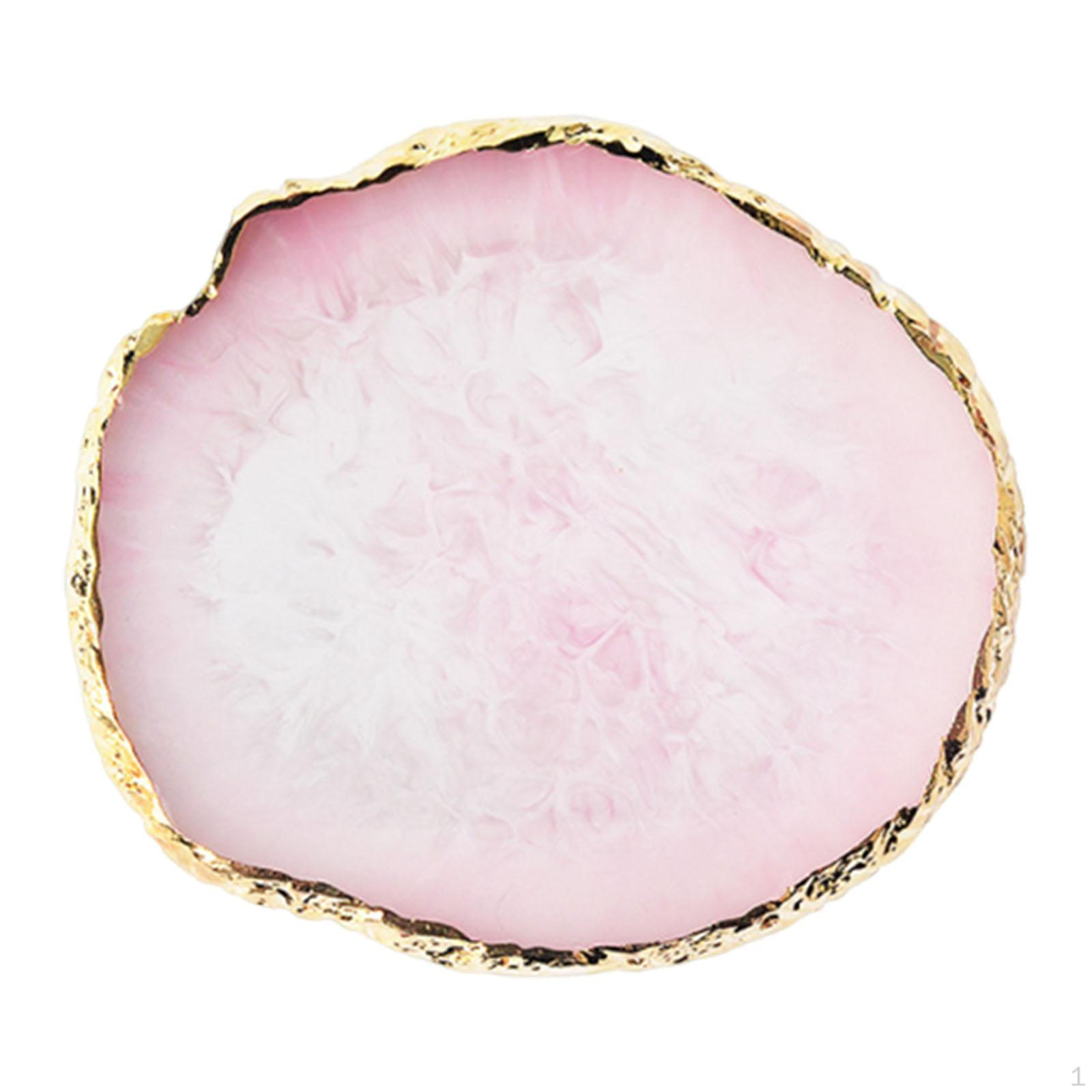 

DIY Nail Art Palette Painting Mixed Color Plate Nails Display Tool Board Drawing рожевий