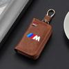 New Design Leather Car Key Cover For BMW M E30 E39 E46 E90 E93 E60 F10 M5 M6 M7 X4 X5 X1 Card Case Keychain Key cases Accessorie OUVKF1
