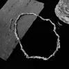 European and American Ins Cold Wind Artificial Opal Necklace Casual Sweet and Cool Personality Sweater Chain Collarbone Chain Necklace Decowomen