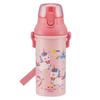 Kids Water Bottle 480ml Leakproof PP Cup With Strap Cartoon Print School Outdoor Sports Children Student