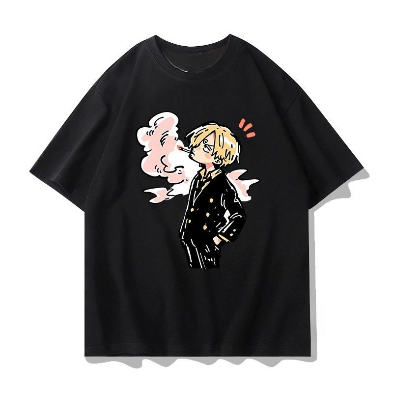 

One Piece Printed T-shirt Sanji Chopper Casual and Comfortable Cotton Parent-child Wear S
