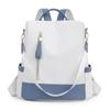 Women's Lightweight Oxford Cloth Backpack: Fashionable, Splash-Proof, Contrast Color, Large Capacity for Travel or School CLE