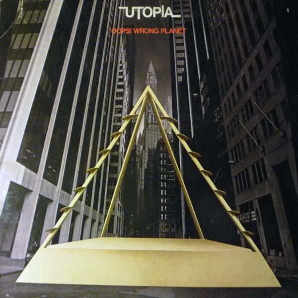 LP Record UTOPIA  Oops Wrong Planet RNLP70870 RHINO 1987 US Rock Used