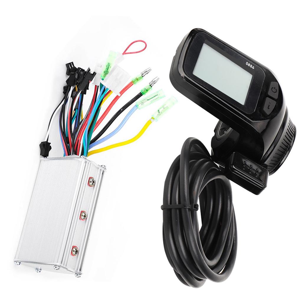 Electric Bicycle Electric Scooter Brushless Controller LCD Display Panel Dial Instrument48V