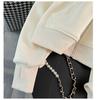 Autumn/Winter Fashion Velvet Hooded Sweatshirt & High-Waisted Wide-Leg Pants Set