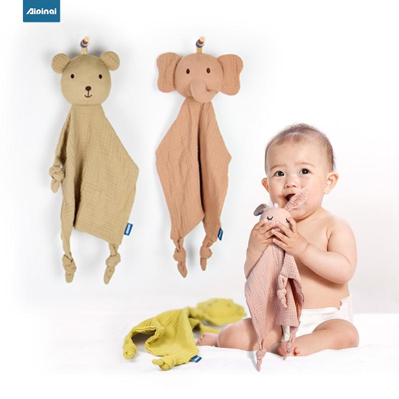 Baby Comfort Blanket & Sleep Companion Doll - Rabbit Teething Toy & Washcloth