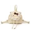 Mochila Infantil Hello Kitty com Acabamento em Renda e Estampa de Desenho Animado Para Uso Diário