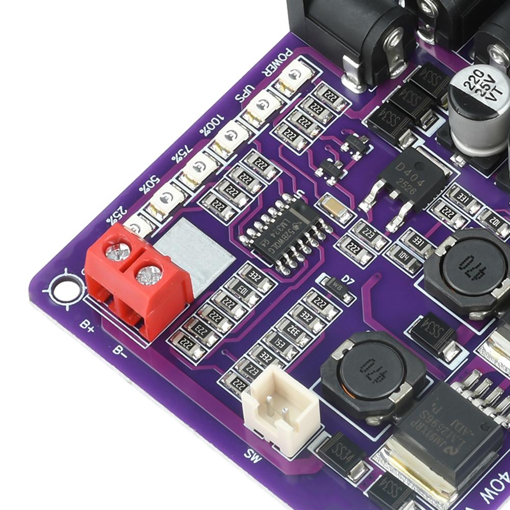 CA-403S 40W Mini Router UPS Borad Step Up/Down Uninterruptible Power Supply Module Buck Converter 4 Channel 5V 9V 12V Output USB