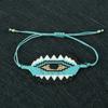 Cool Adjustable Beaded Bracelet Fashion Vintage Demon Eyes Hand Chain Exquisite Aesthetic Lip Biting Bangle Couple