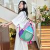 Schoolbag Camping Bag Travel School Bag Women's Outdoor Hiking Peach Heart Design Backpack Large Capacity Unisex Backpack