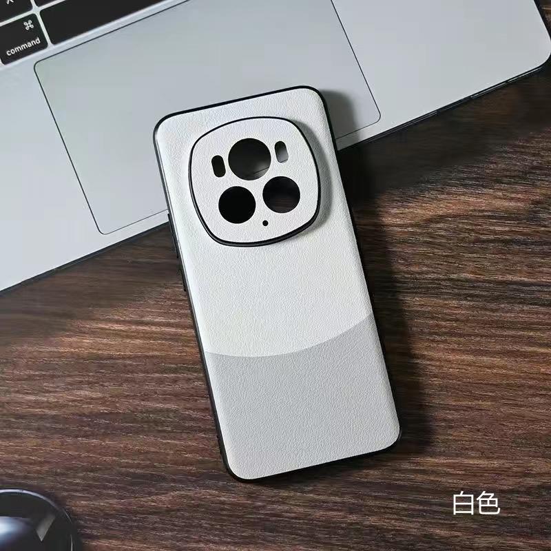 Case For Honor Magic 6 Pro 5Pro Luxury Silicone Leather Color Blocked Phone Cover For Magic5 Pro 6Pro 5G Shell Shockproof Bumper