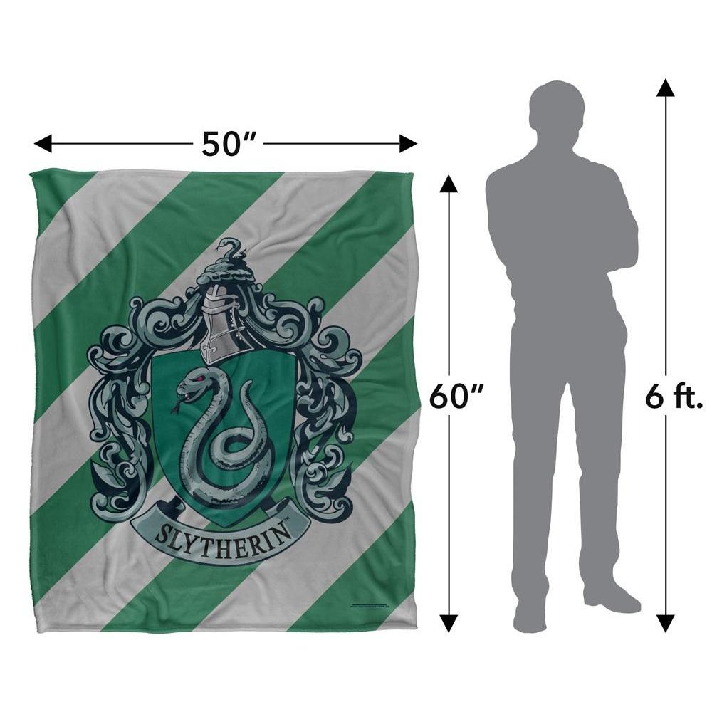 Harry Potter Slytherin Striped Blanket