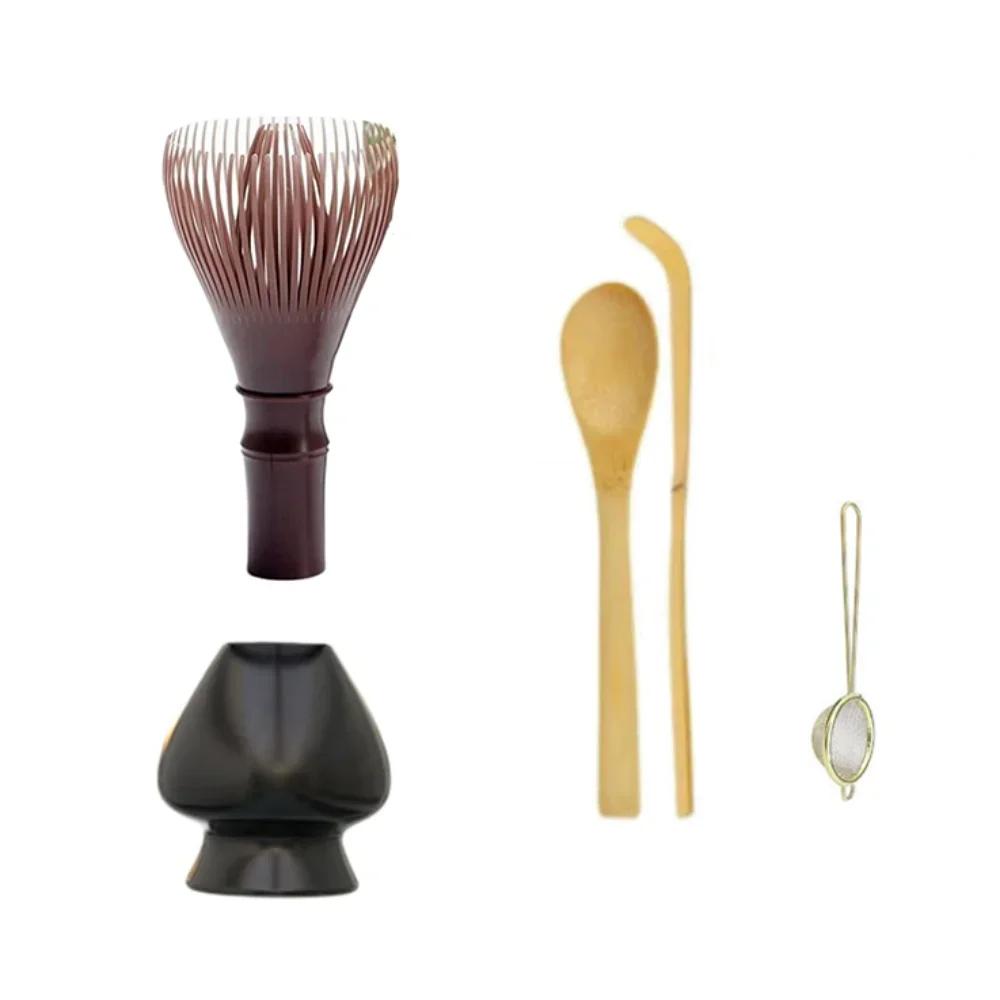 New ABS Matcha Whisk With Whisk Holder Food Grade Green Tea Powder Whisk Reusable Matcha Whisk Set