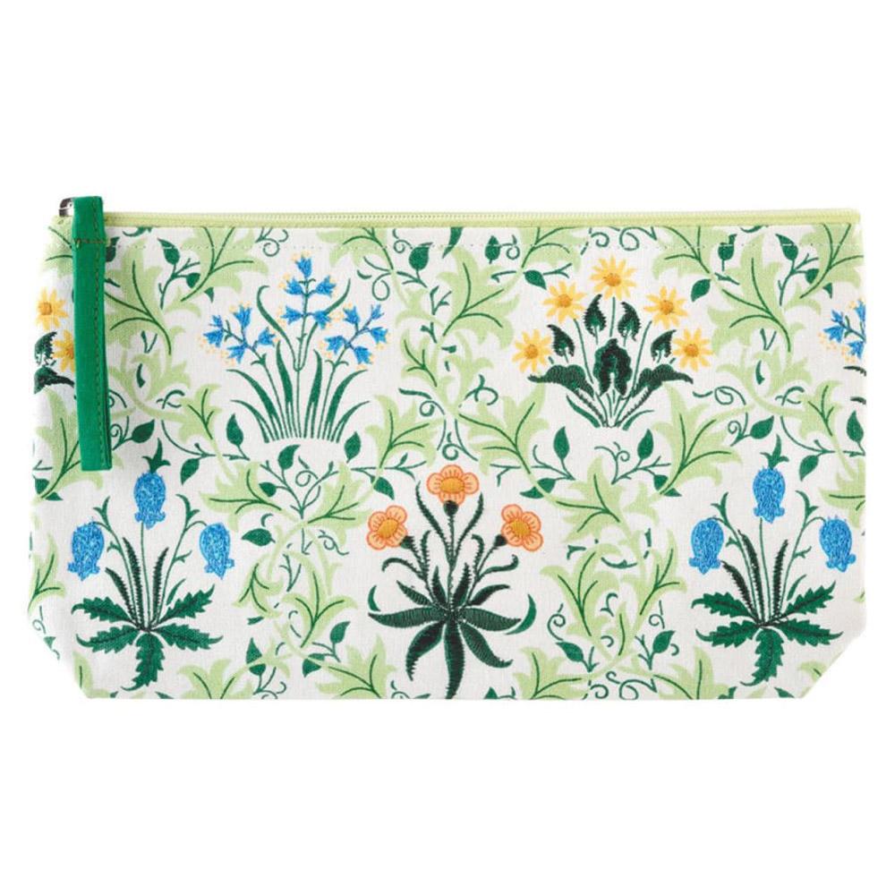 Galison William Morris Celandine Embroidered Pouch
