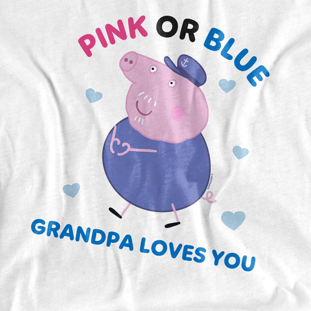 Peppa Pig Womens/Ladies Pink Or Blue Grandma Pig Loves You T-Shirt