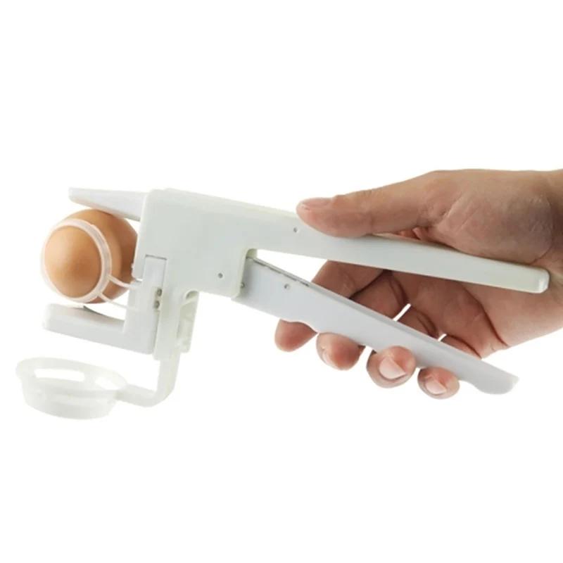 Handheld Egg Shell Cracker Easy Separator Egg Opener Egg Breaker Kitchen Gadget Tool With Safe Quick Separation Eggs New