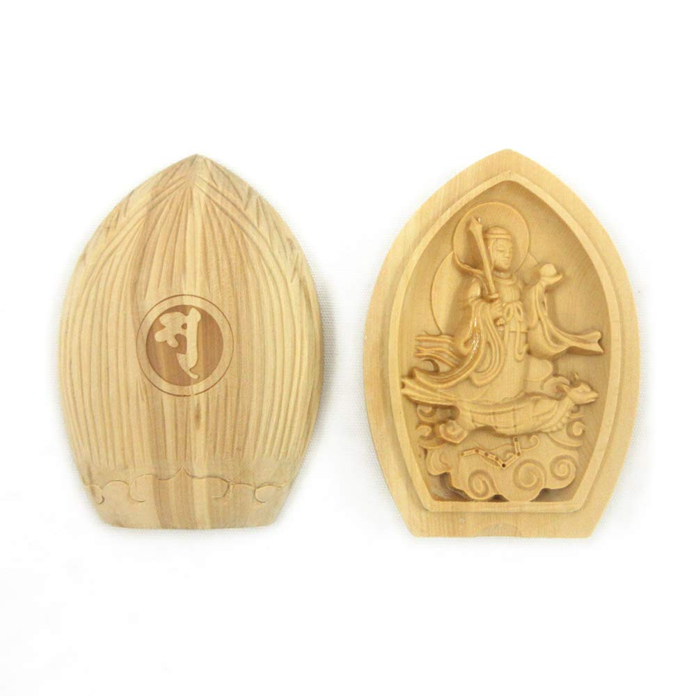 Kurita's Special Guardian Buddha Statue: Myoken Bodhisattva (Heavenly Maiden-Shaped, Lotus-Shaped Incense Holder Buddha [Pocket Buddha]) Guardian