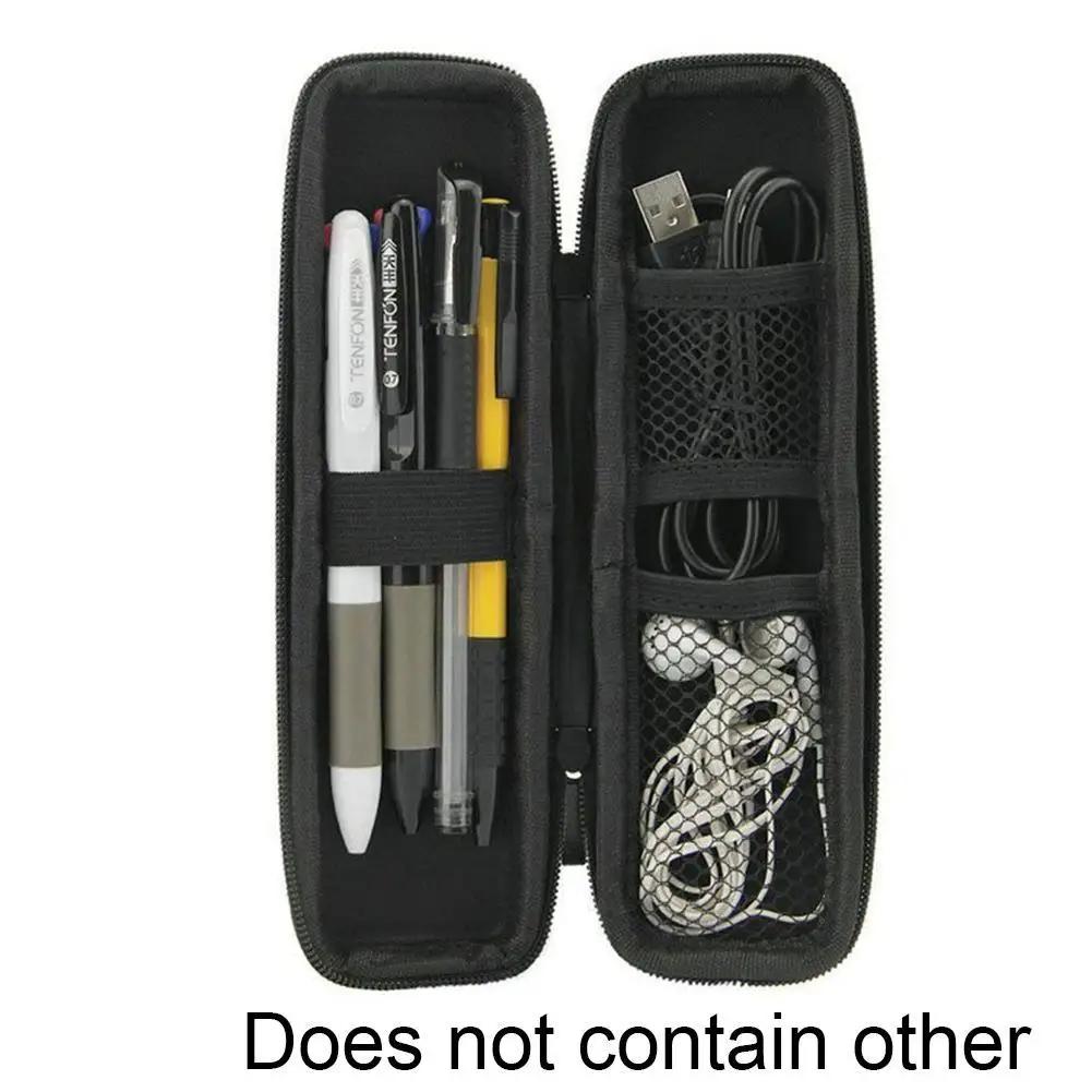Boîte de rangement étui rigide en EVA noir pour stylet stylo porte-stylo pochette de transport protectrice pour stylo stylo à bille stylet