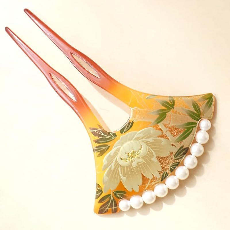 Used [New] Kimono Hair Ornament, Hairpin, Adult, Stylish, Made in Japan, Hair Accessory, Kimono, Formal Wear, Tomesode, Graduation Ceremony, Entrance