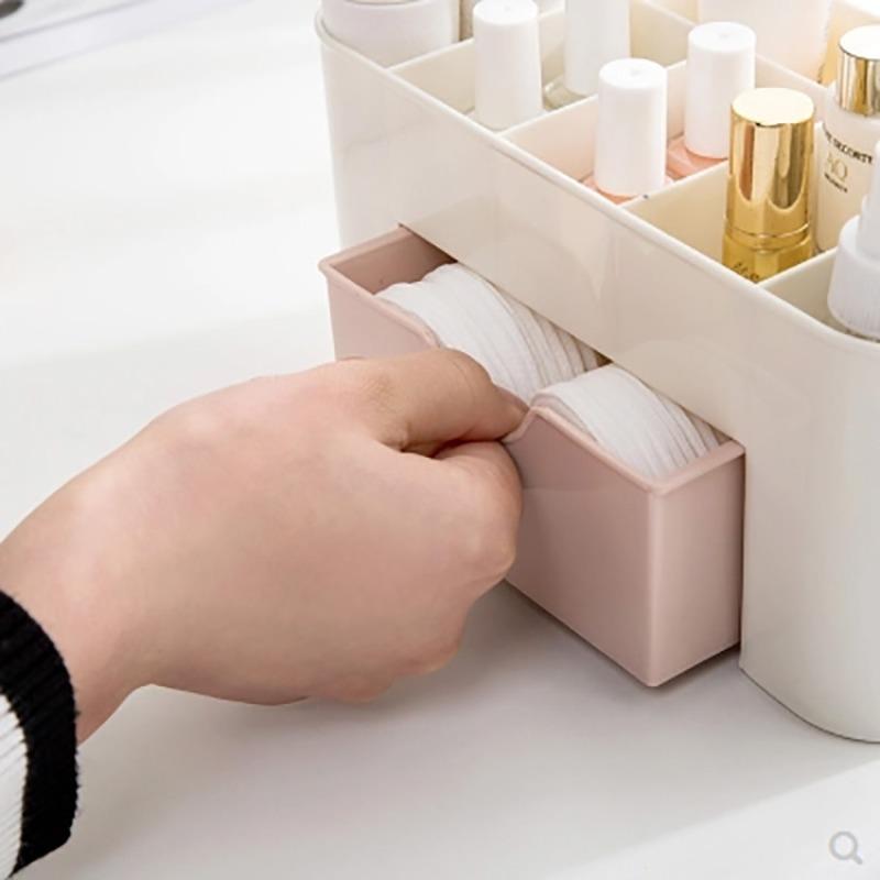 Drawer Cosmetic Storage Box Sorting Box Desktop Jewelry Skin Care Products Lipstick Facial Mask Separate Dressing Storage