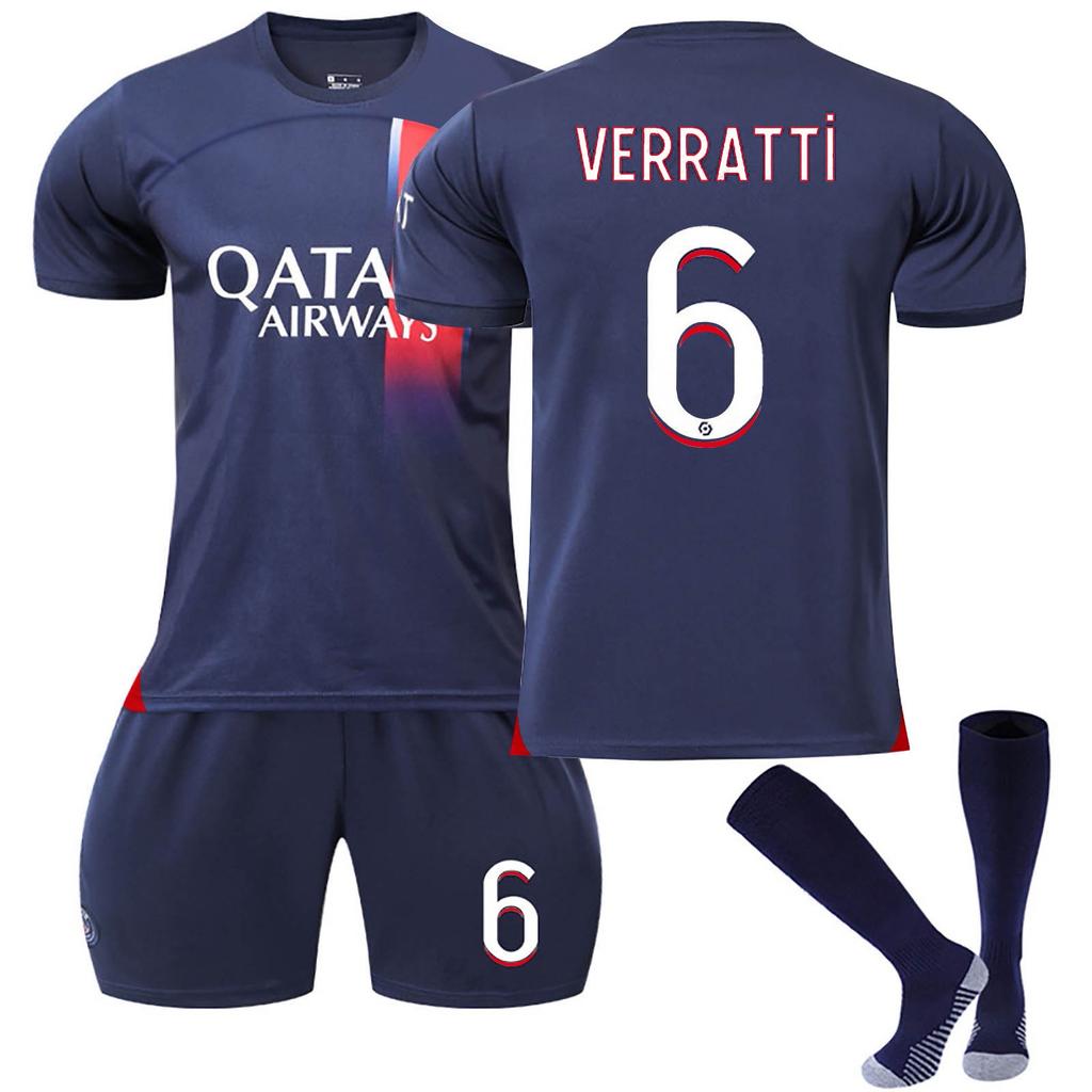 2324 Paris-Saint Germain Home Jerseys Children's Football Training Suit Set