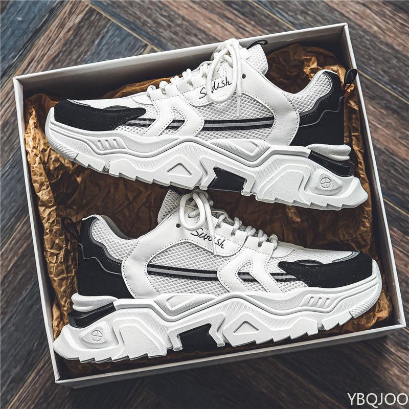 Men's Shoes Summer Breathable New Trend Versatile Sports Shoes Fashionable Casual Thick Sole Height Increasing Sneakers