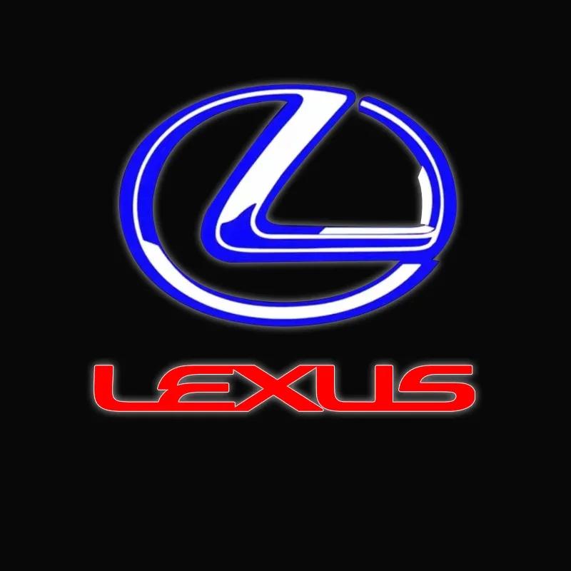 Interior Stickers For Lexus GX470 CT200H IS300H IS200 IS250 RX350 RX GX460 NX200 NX 2X LED Car Door Welcome Ghost Shadow Light B