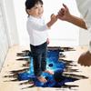Starry Sky Night 3d Ceiling Vinyl Material Floor Stickers Diy Wall Decor For Kids Rooms Decoration