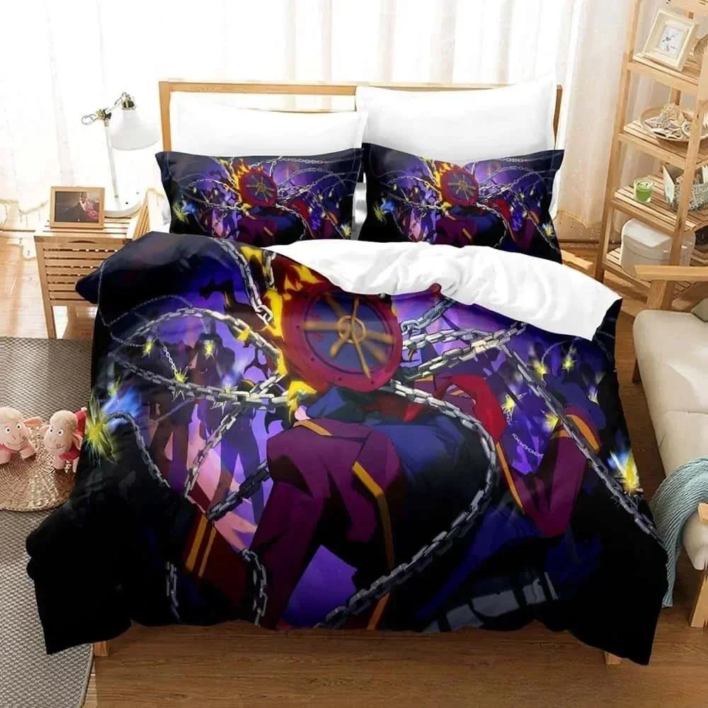 TOP 3D Print Game Limbus Company Bedding Set Cartoon  three-piece set Adult Kid Bedroom Duvet cover Sets For Home Textiles