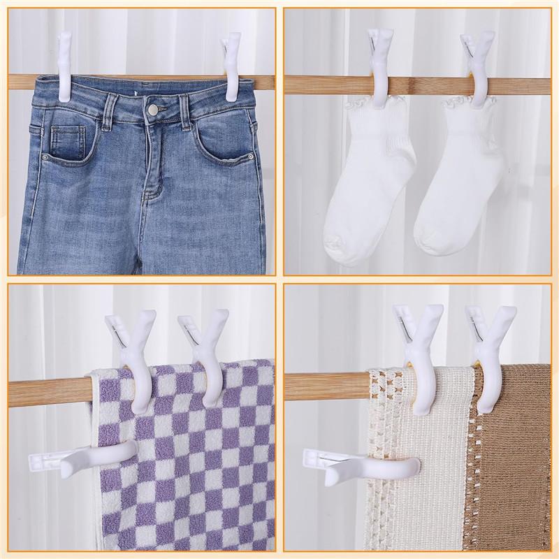 5 Pcs Beach Towel Clips Non-Slip Towel Clips for Sun Loungers Large Plastic Sunbed Towel Pegs