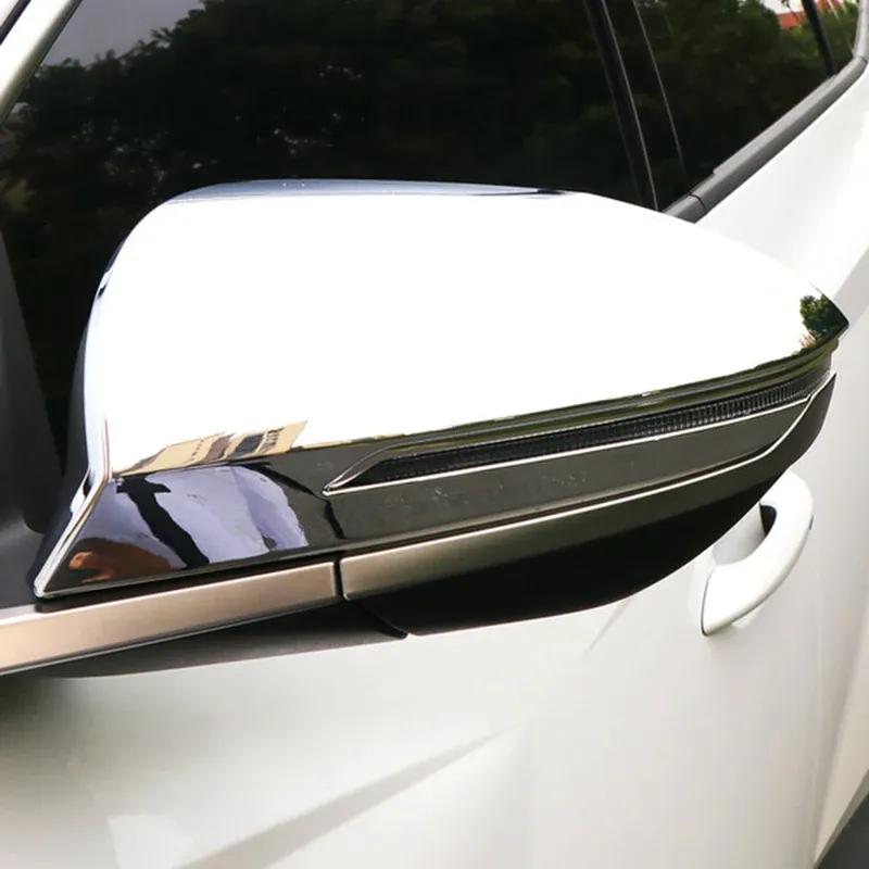 Side Wing Mirror Cover For Hyundai Tucson    2024 NX4 Hybrid ABS Carbon Rearview Mirror Cap Cover Car Accessories